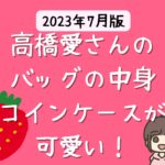 高橋愛さん愛用の財布はDIOR 【2023年 芸能人の財布】